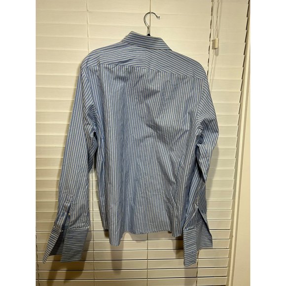 Thomas Pink French Cuff Long Sleeve Button Up Shirt‎ - Size 16.5 - Picture 4 of 4
